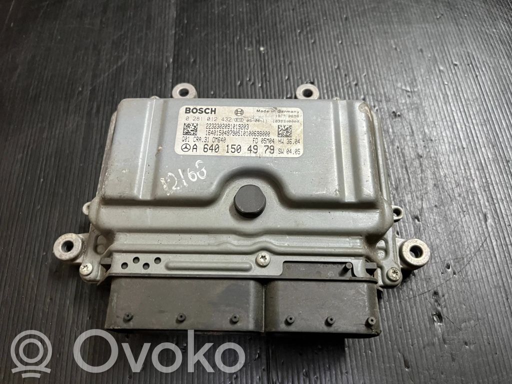 Mercedes-Benz A W169 Engine control unit/module 