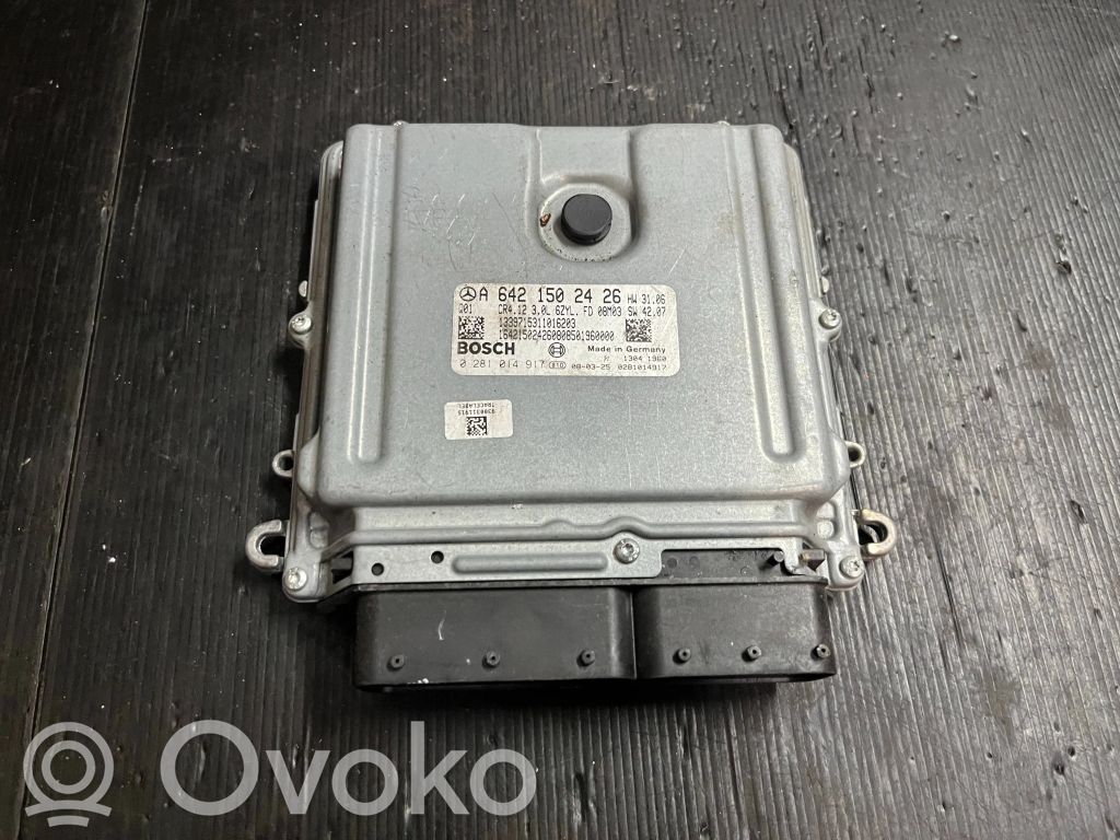 Engine control unit/module ECU   A6421502426,0281014917