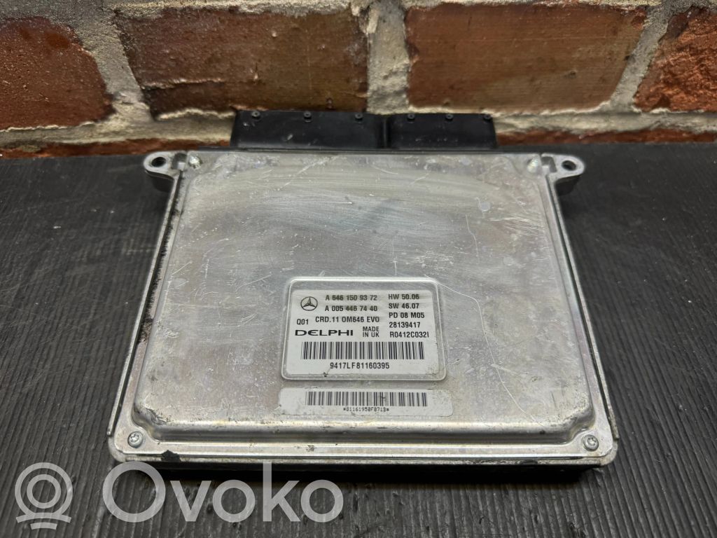 Mercedes-Benz C W204 Unitate control motor/modul ECU 