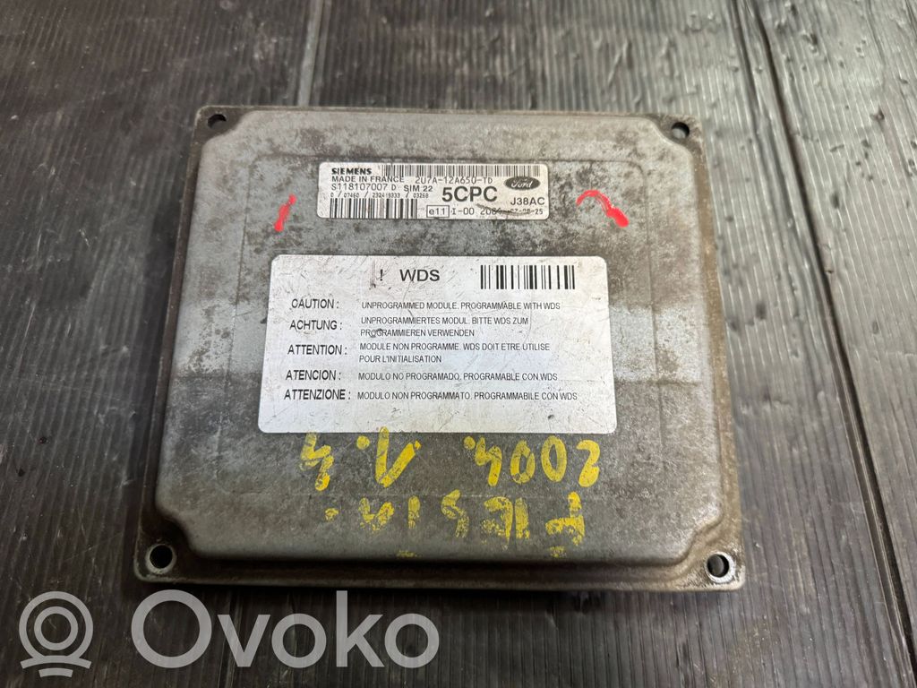 Ford Fiesta Calculateur moteur ECU 
