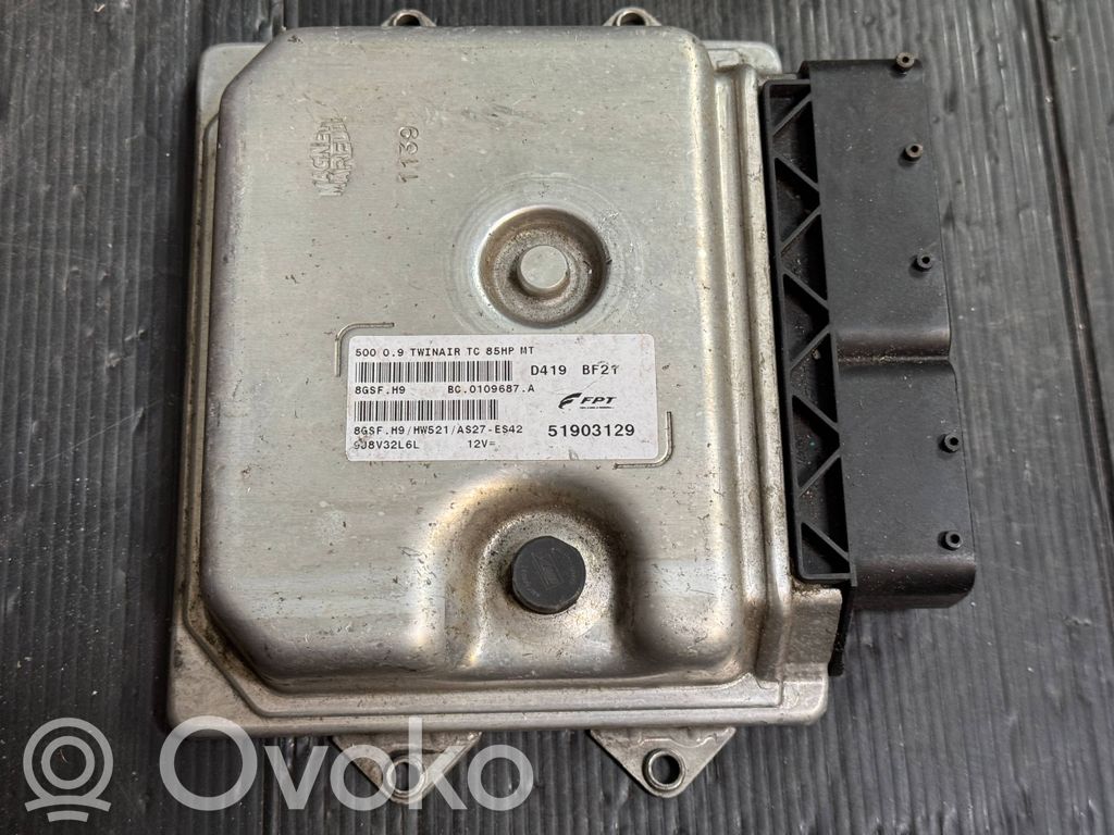 Fiat 500 Engine control unit/module 