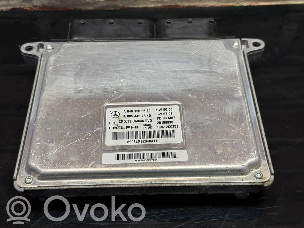 Engine control unit/module   A6461502634,A0054467340,28158998