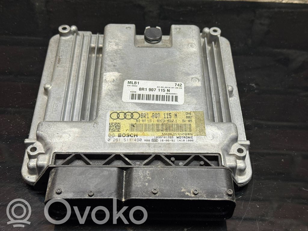 Engine control unit/module   8R1907115N,8K2907115L,0261S11490