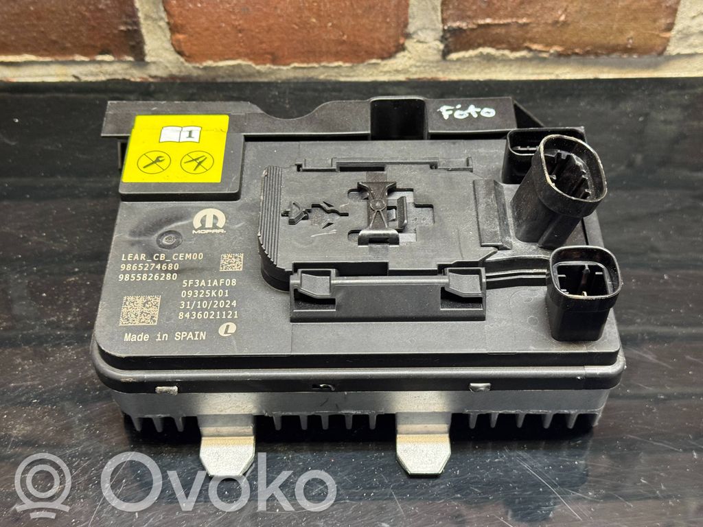 Engine control unit/module ECU   9865274680,9855826280,9855826280,5F3A1AF08