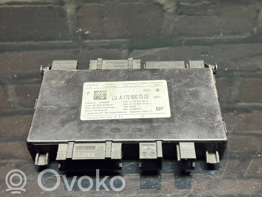 Mercedes-Benz E W212 Module de commande de siège 