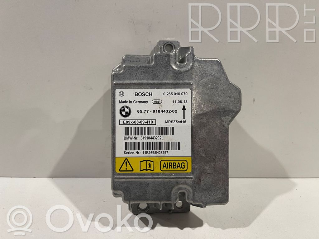 Airbag control unit/module   9184432,918443202