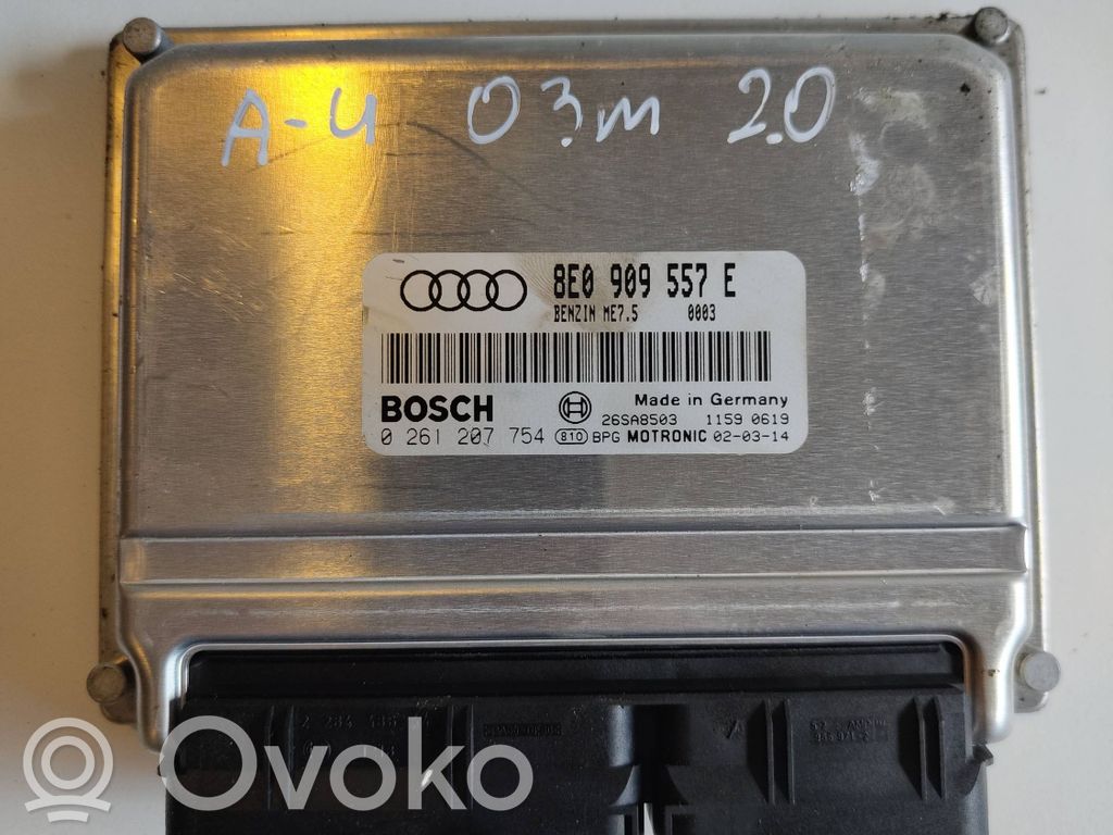 Audi A4 S4 B6 8E 8H Engine control unit/module 