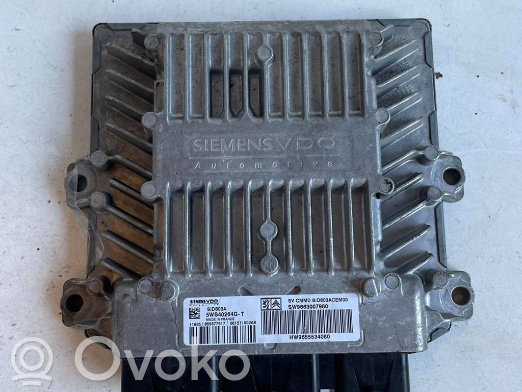 Peugeot 407 Engine control unit/module 
