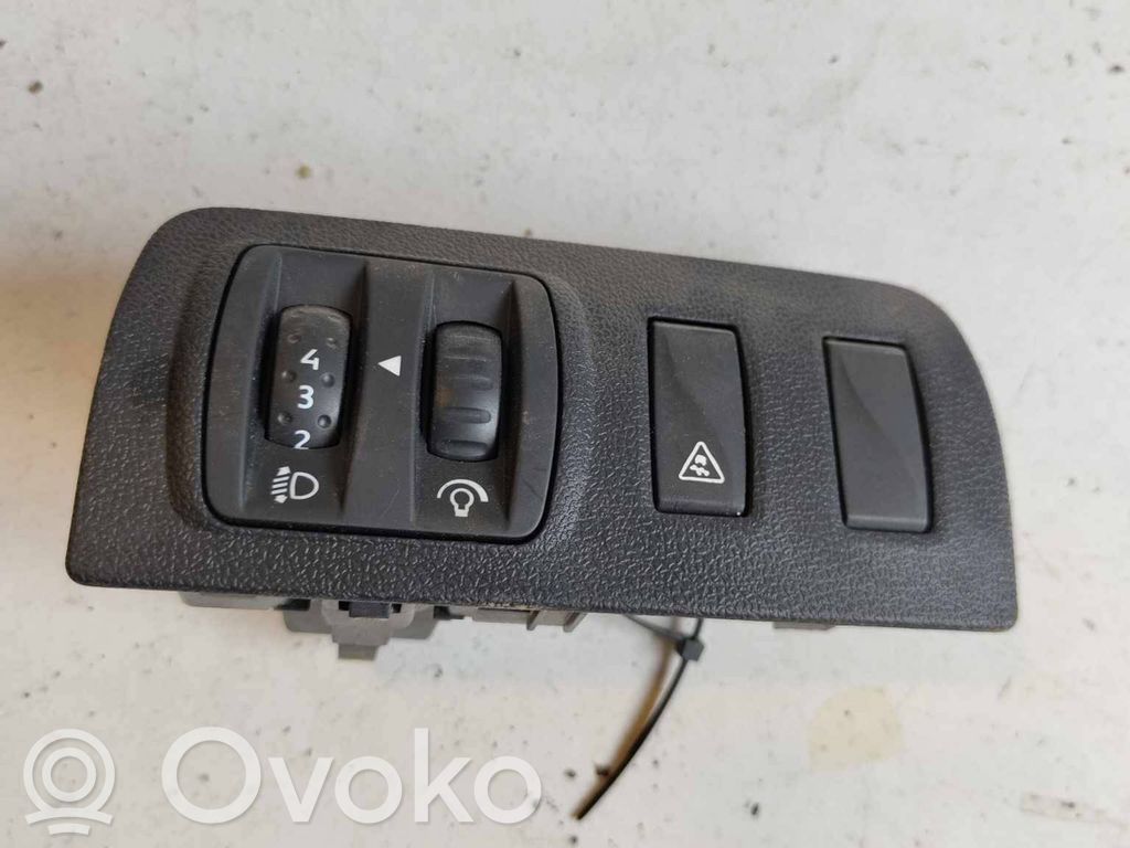 Renault Laguna III Interruptor de control de altura del faro delantero 