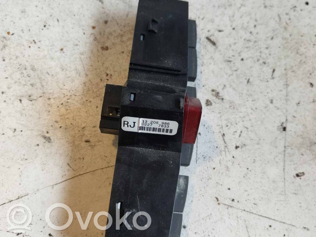 Opel Corsa D Hazard light switch 