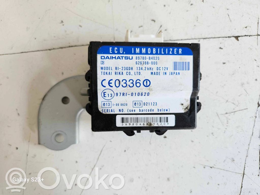 Daihatsu Terios Immobilizer control unit/module 