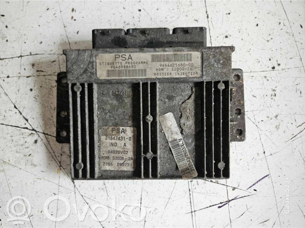 Peugeot 206 Engine control unit/module 