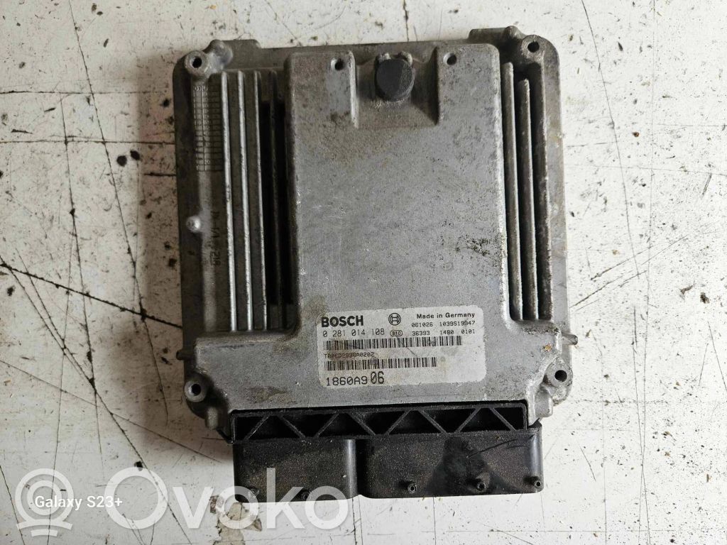 Engine control unit/module   1860A906,1039S19947,0281014108