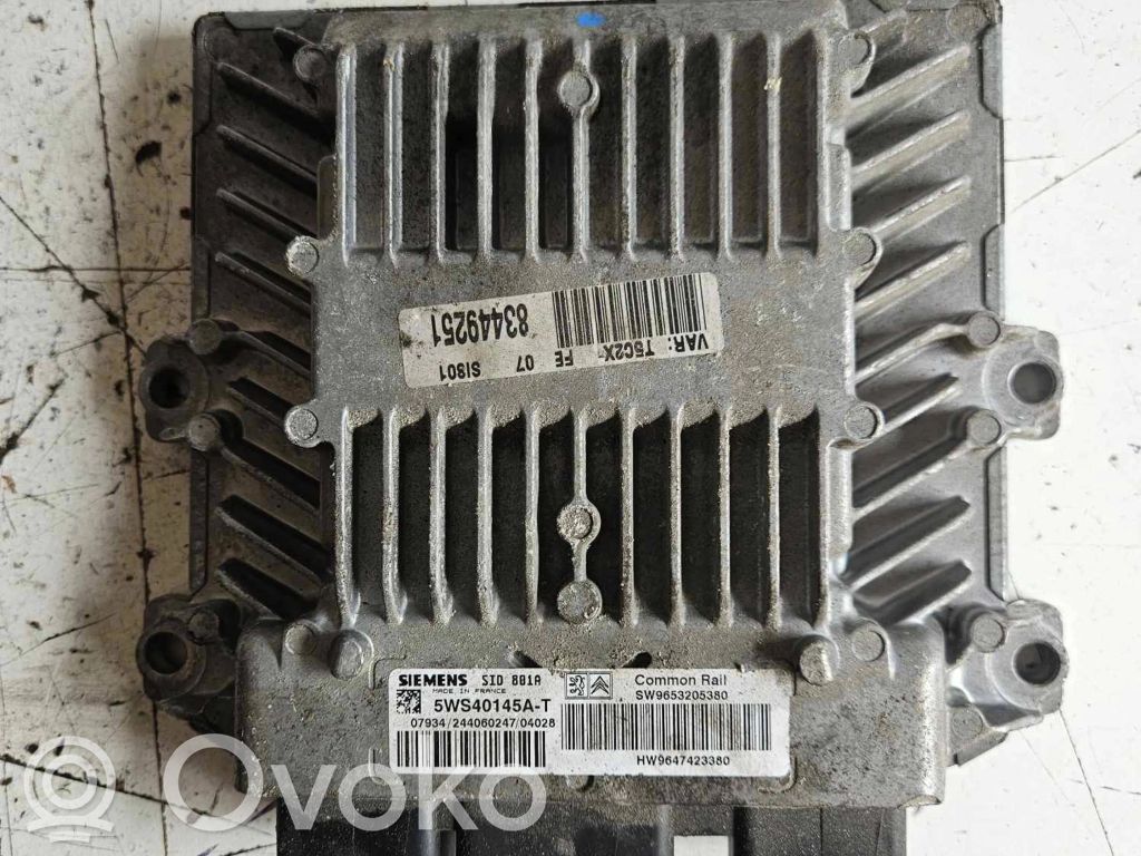Peugeot 307 Engine control unit/module 