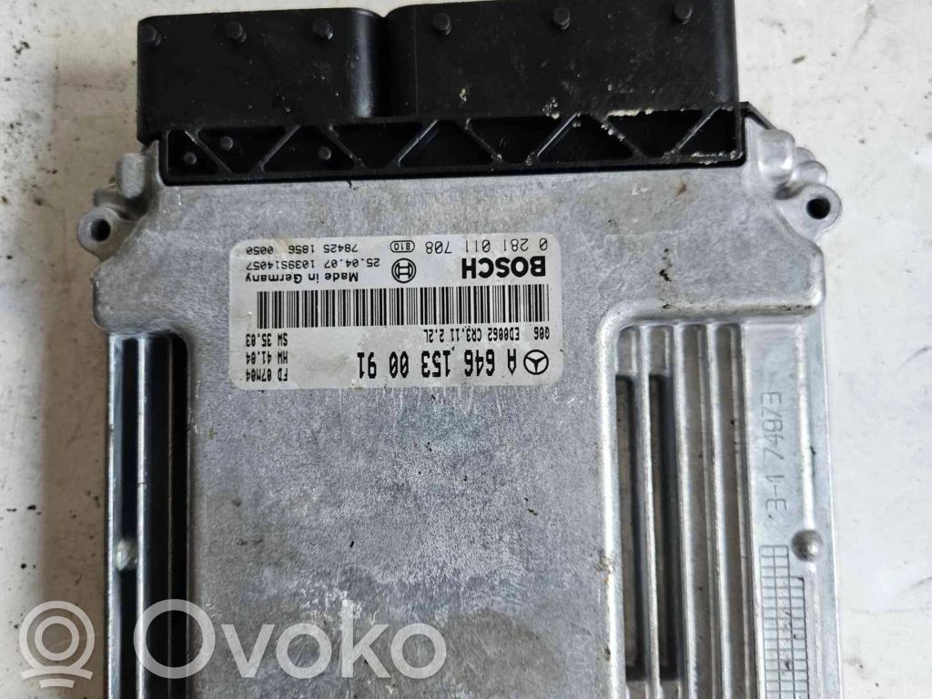 Engine control unit/module   1039S14057,A6461530091,0281011708