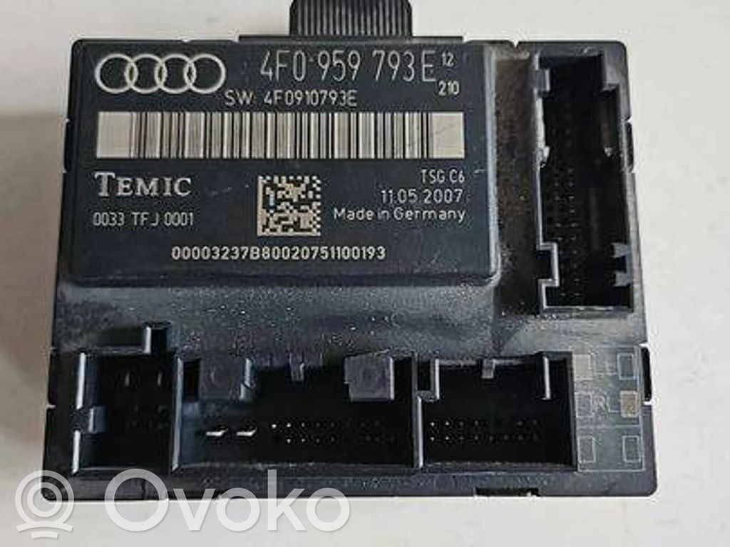 Unité de commande module de porte   4F0959793E,0033TFJ0001,4F0910793E