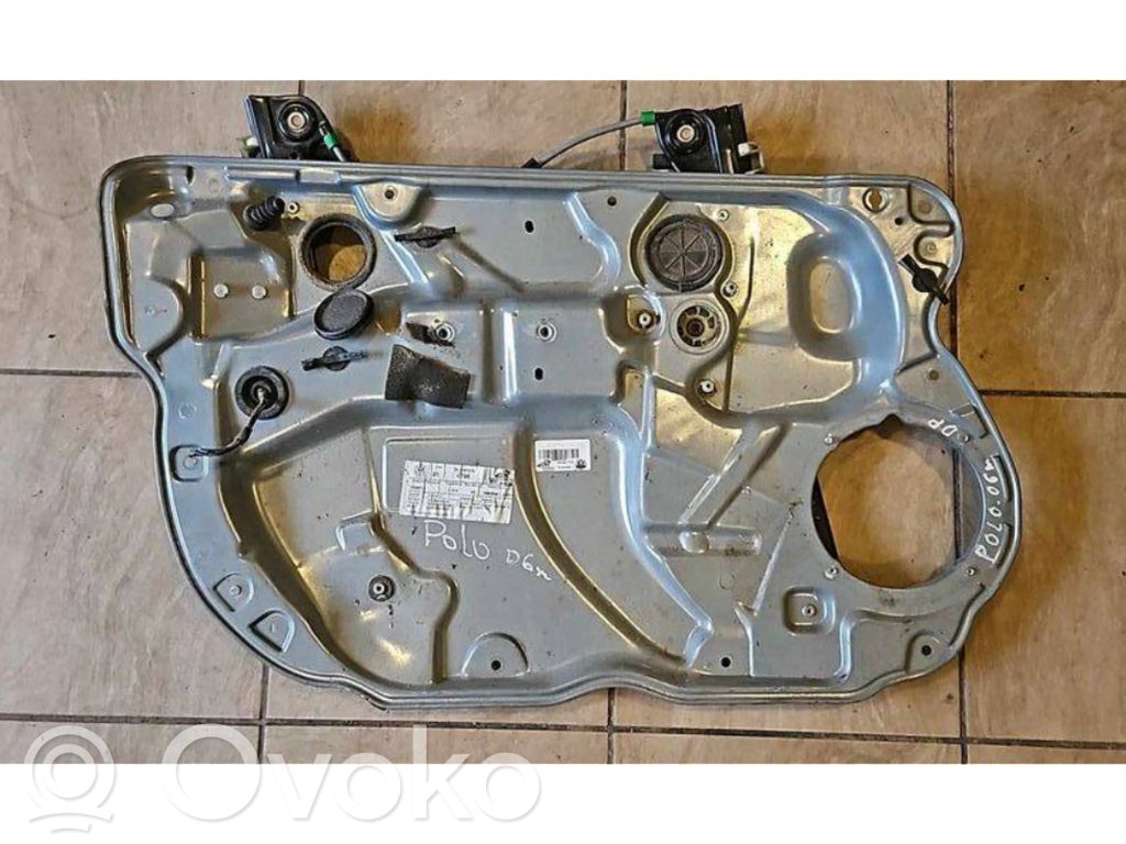 Volkswagen Polo IV 9N3 Macara geam față fără motor 