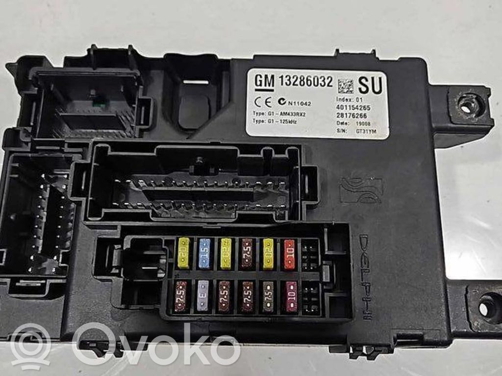 Opel Corsa D Fuse module 