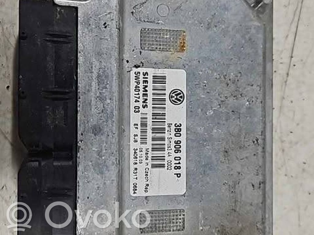 Engine control unit/module   3B0906018P,5WP4017403,SS34A0002