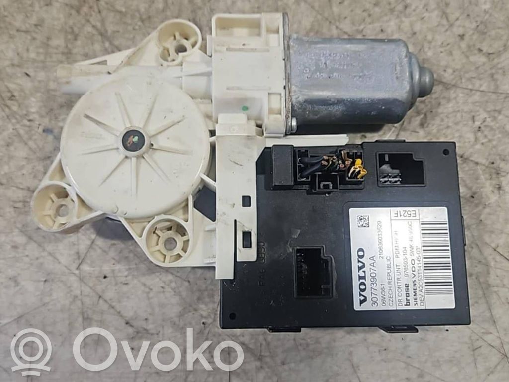 Volvo C30 Silnik regulatora szyby drzwi przednich 