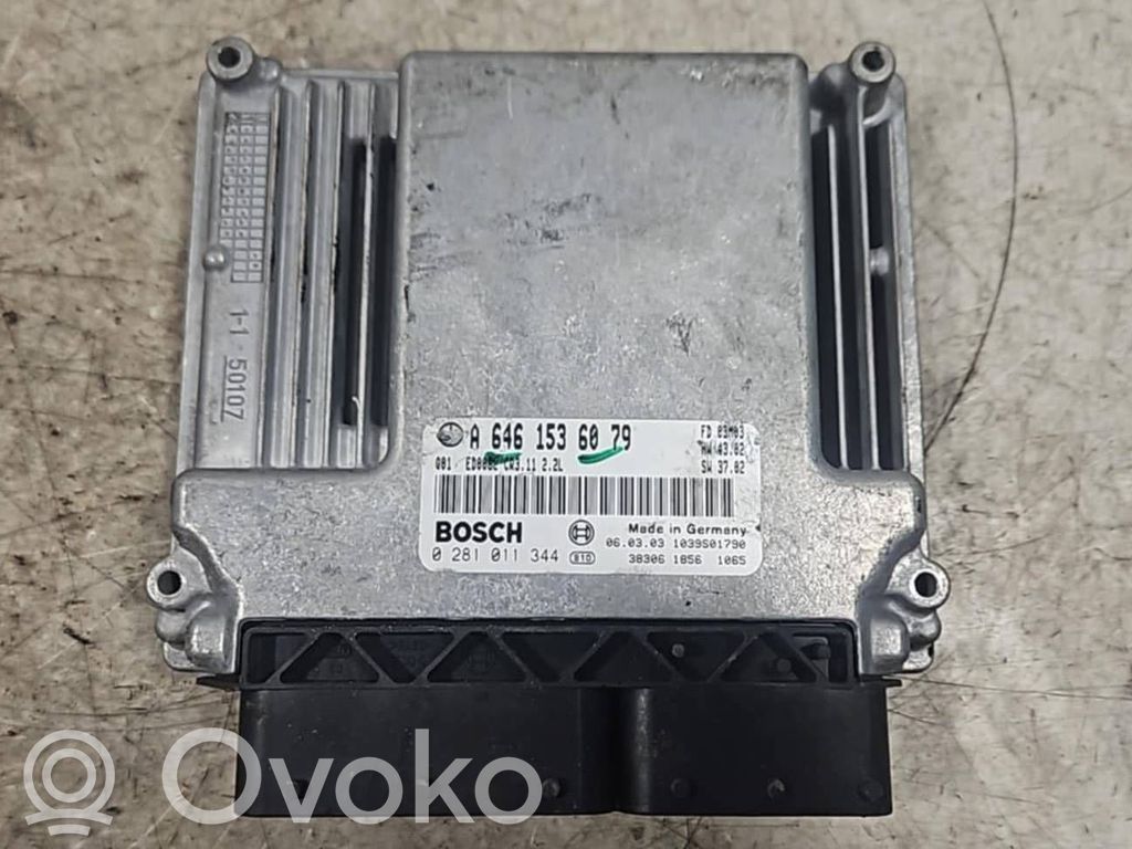 Engine control unit/module   A6461536079,1039S01790,0281011344