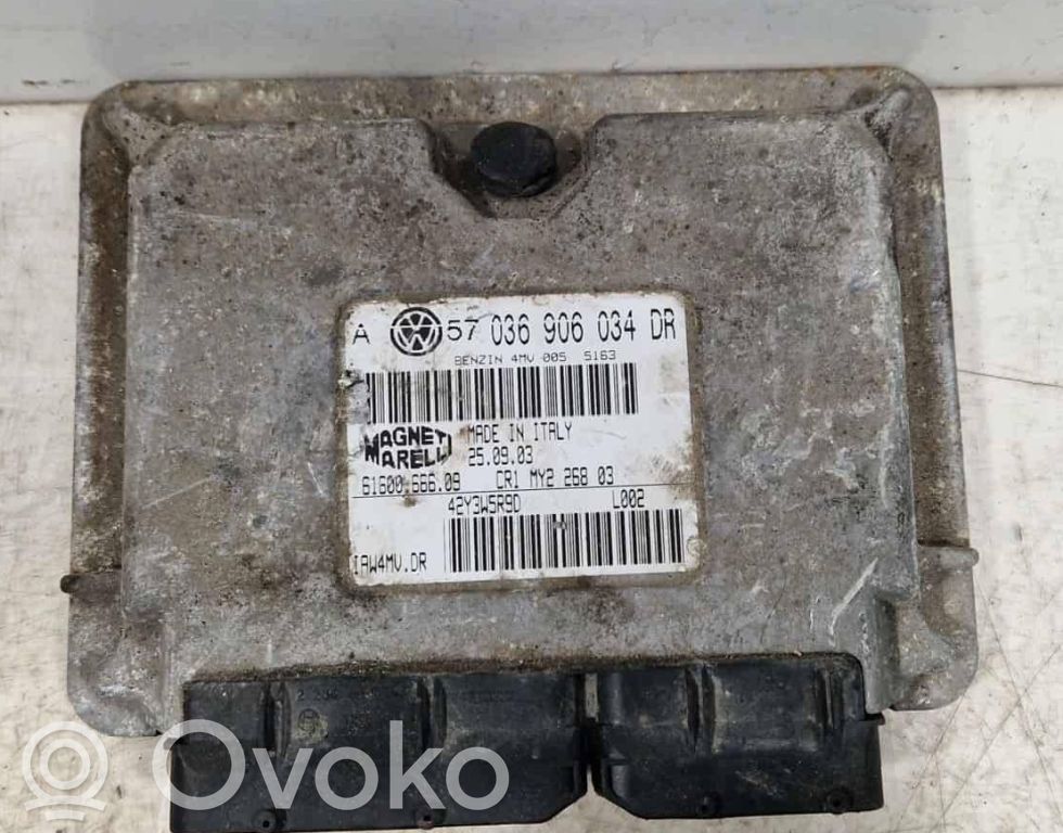 Engine control unit/module   036906034DR,6160066609,42Y3Y5R9D