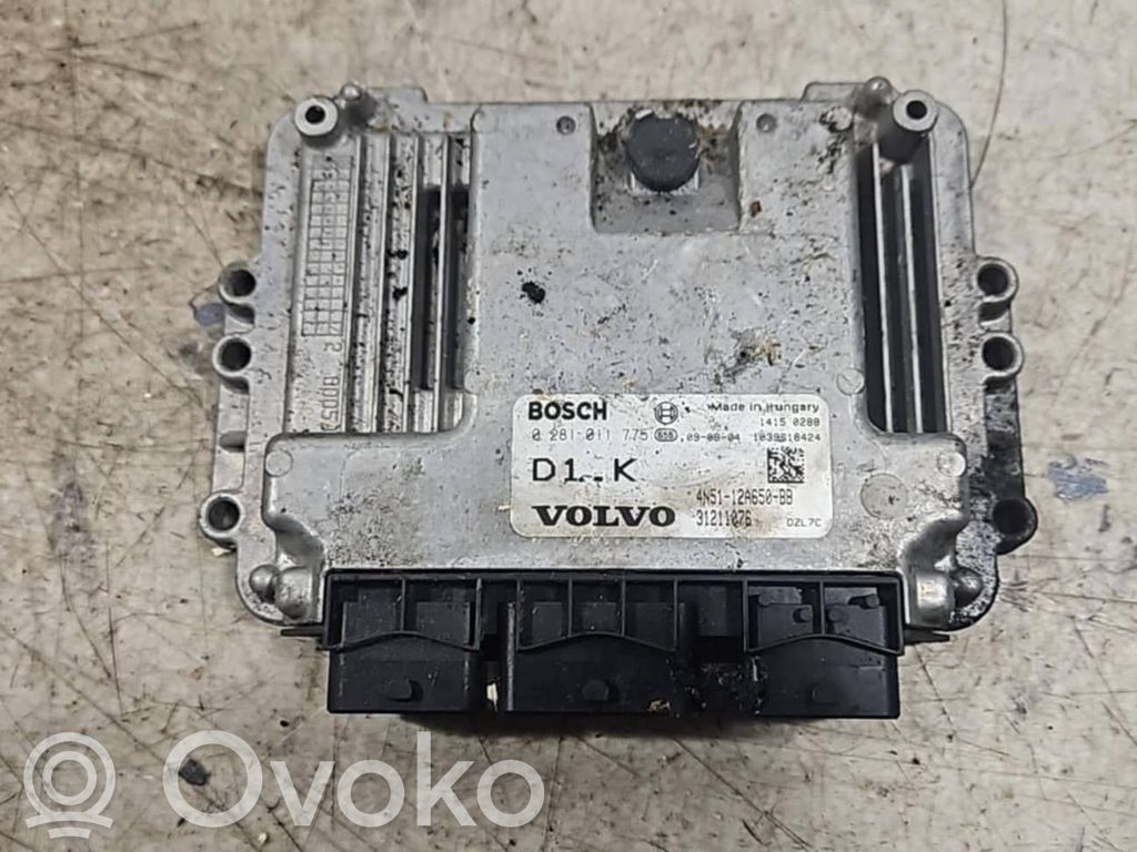 Engine control unit/module   0281011775,31211076,4N5112A650BB