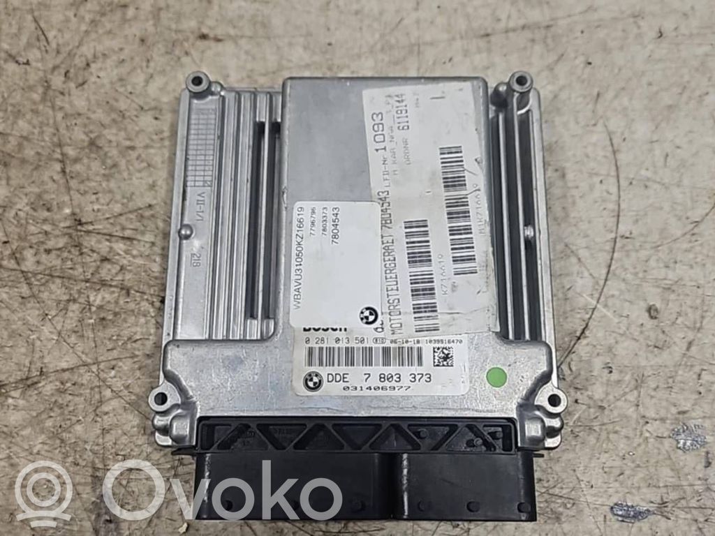 BMW X3 E83 Variklio valdymo blokas 