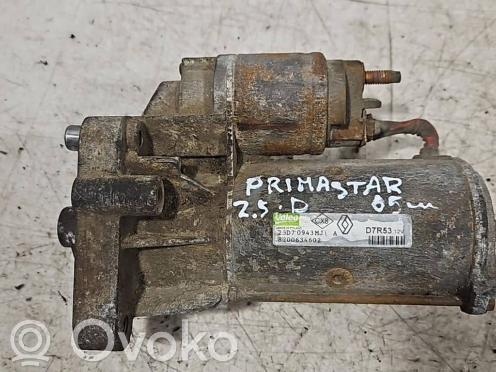 Nissan Primastar Starteris 