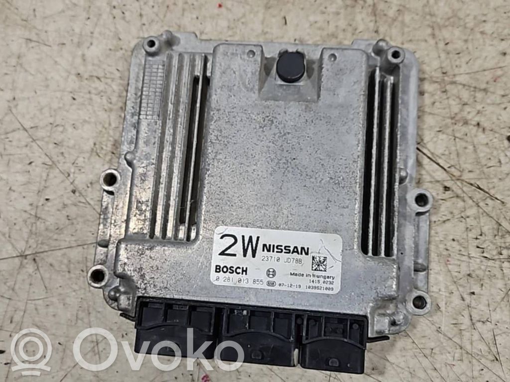 Engine control unit/module   23710JD78B,1039S21009,0281013855