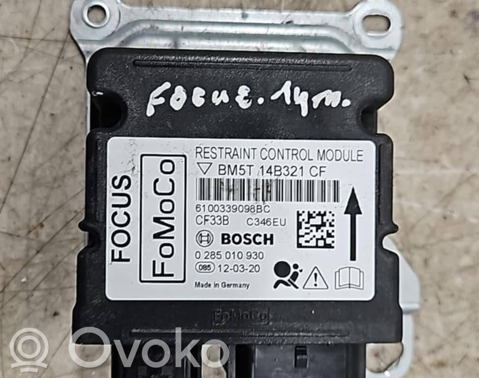 Unidad de control/módulo del Airbag   BM5T14B321CF,0285010930,6100339098BC
