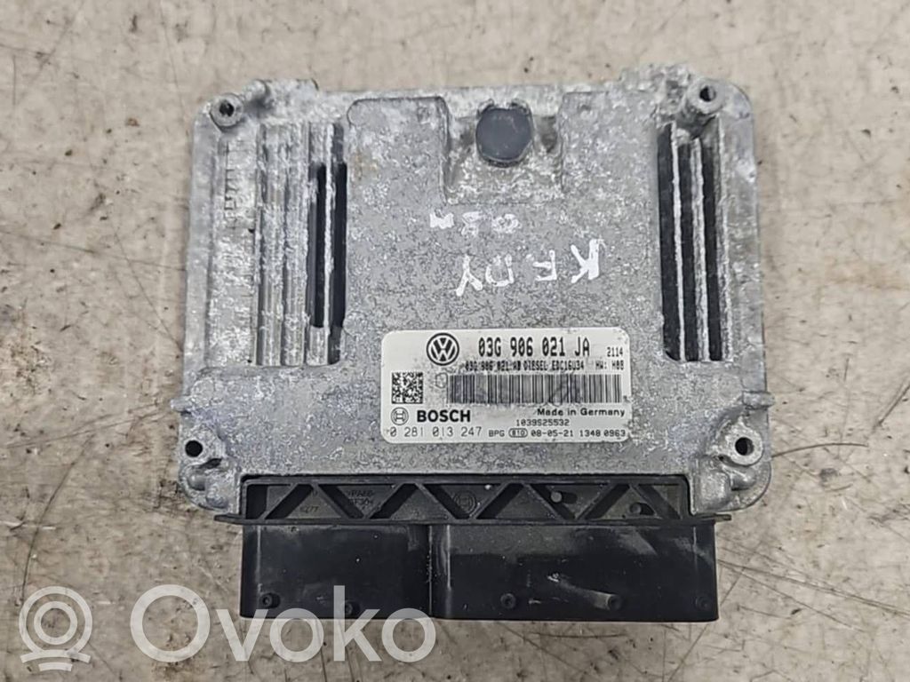 Volkswagen Caddy Engine control unit/module 