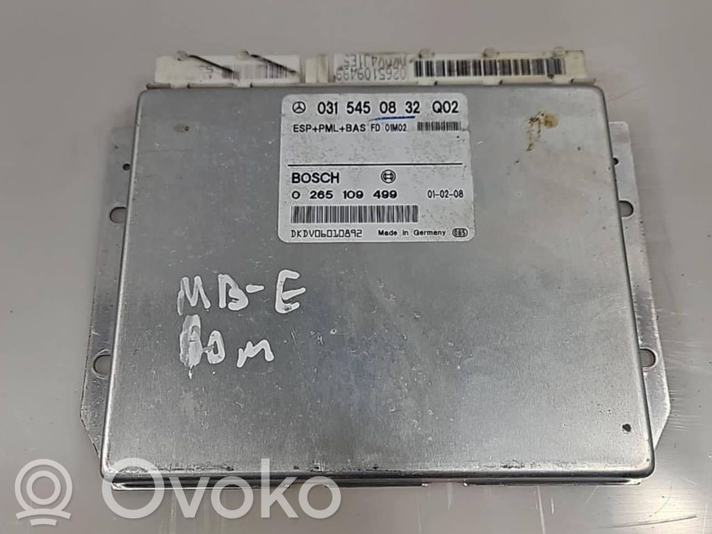 Mercedes-Benz E W210 Unidad de control ESP (sistema de estabilidad) 