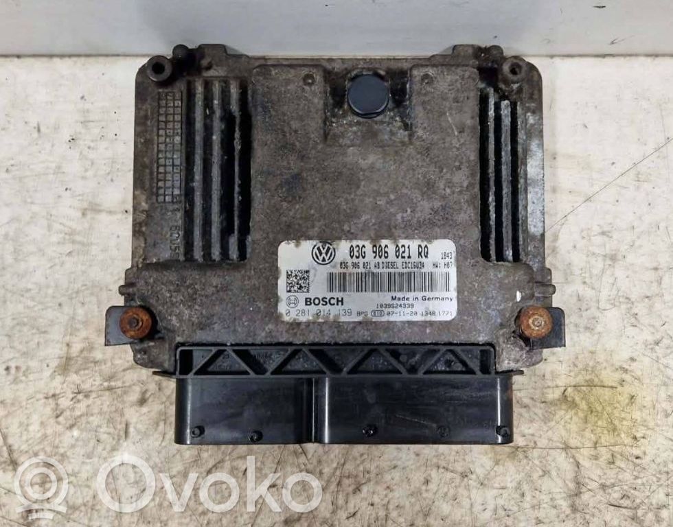 Engine control unit/module   0281014139,03G906021RQ,03G906021AB