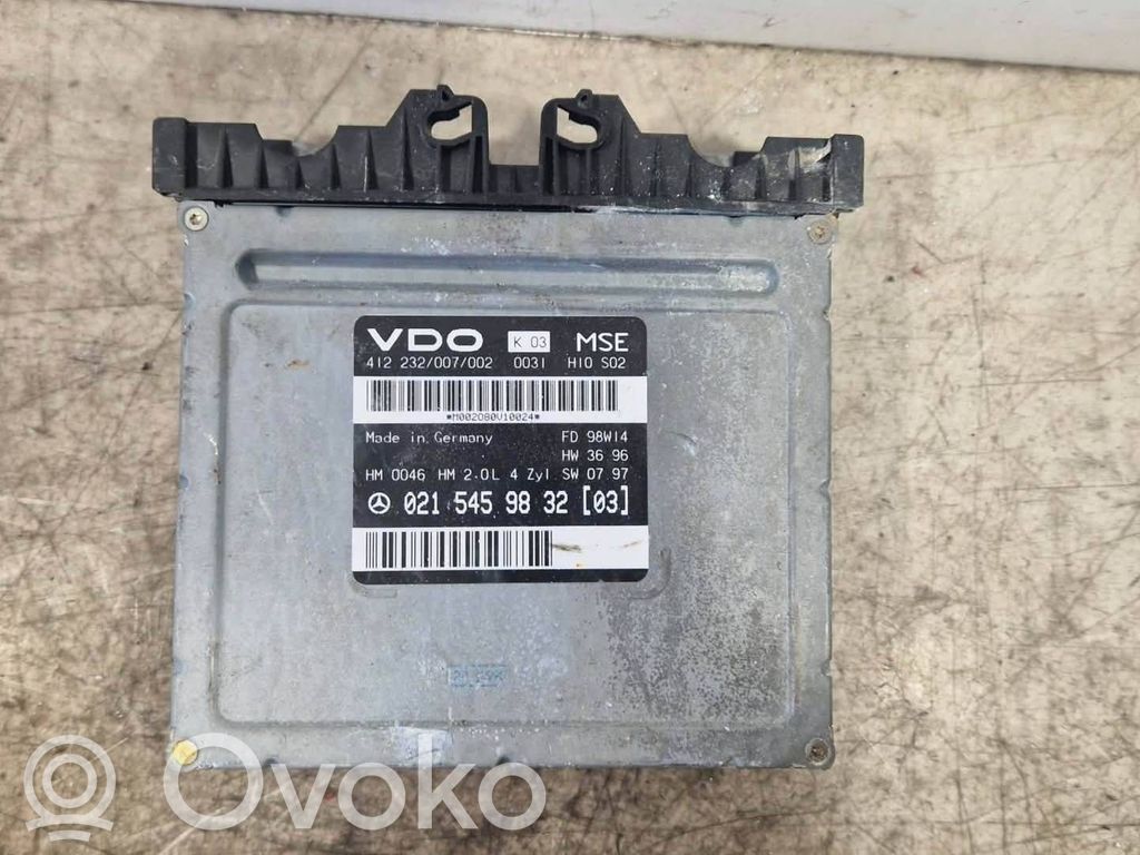 Mercedes-Benz E W210 Engine control unit/module 