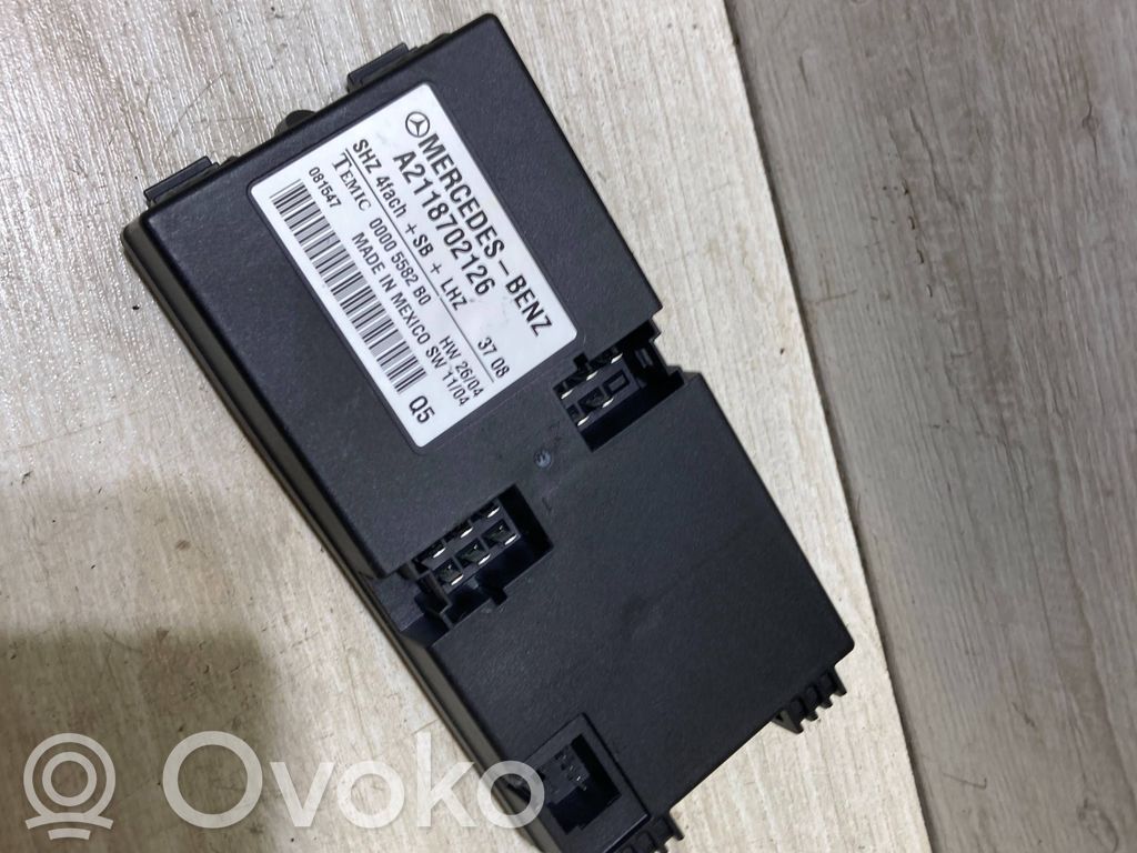 Mercedes-Benz CLS C219 Module de commande de siège 