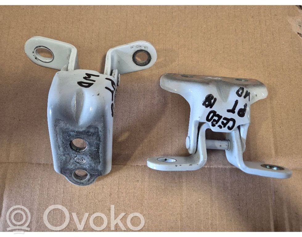 Rear door hinge set