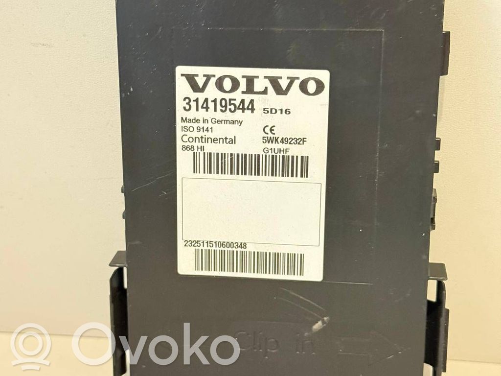 Volvo V60 Keyless (KESSY) go control unit/module 