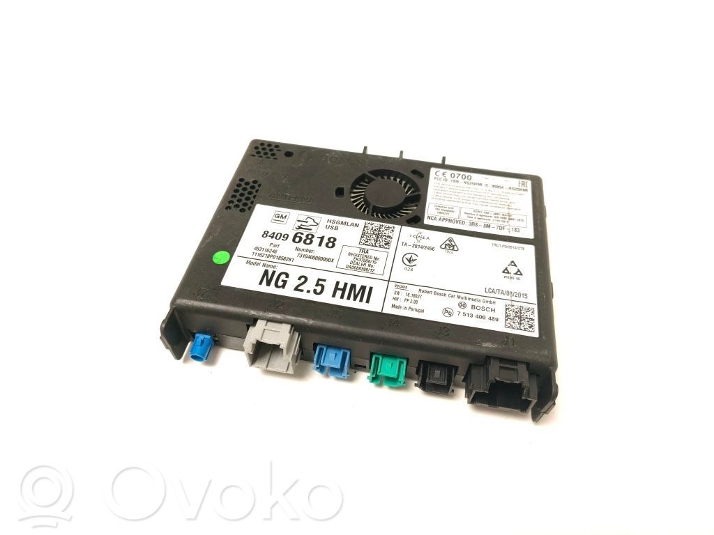 Opel Astra K Head unit multimedia control 