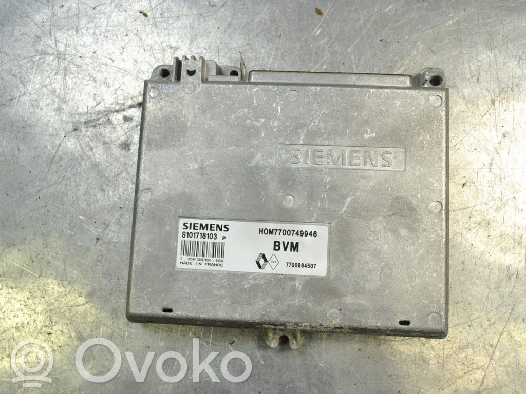 Unidad de control/módulo de la inyección   7700749946,S101718103