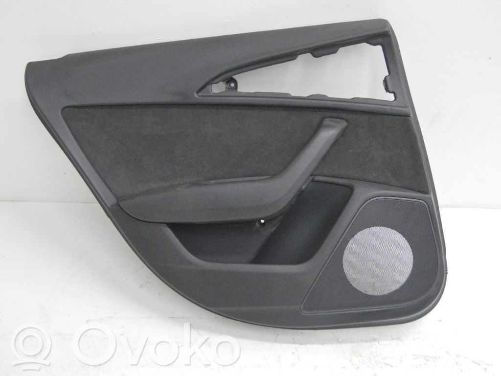 Front door card panel trim
