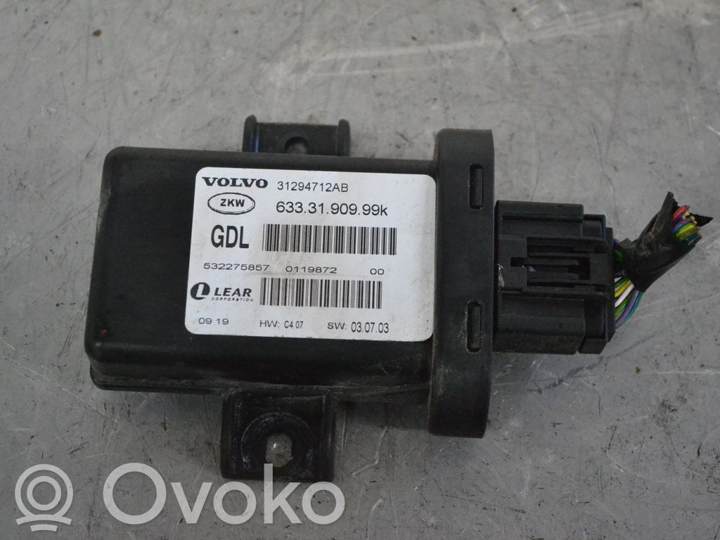 Other control units/modules   31294712AB