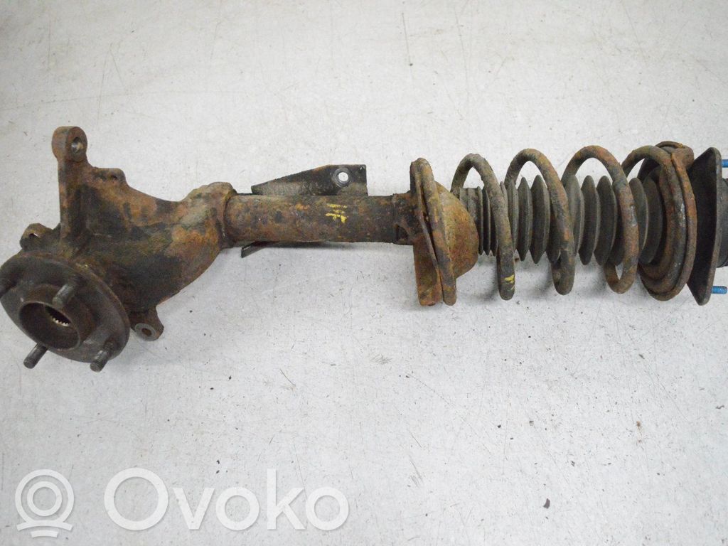 Front shock absorber with coil spring