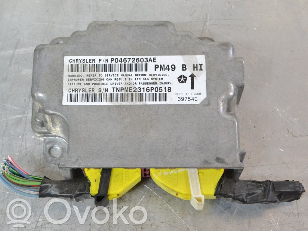 Dodge Caliber Sterownik / Moduł Airbag 