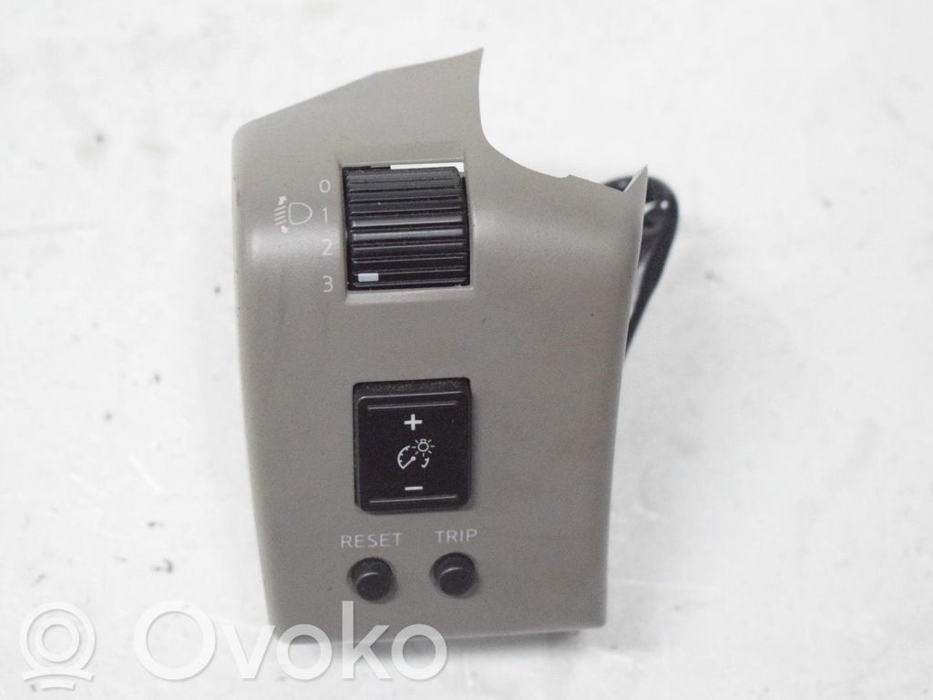 Panel lighting control switch