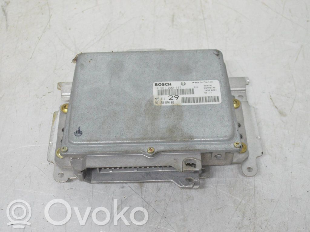 Injection control unit/module   0261200687,9618887080
