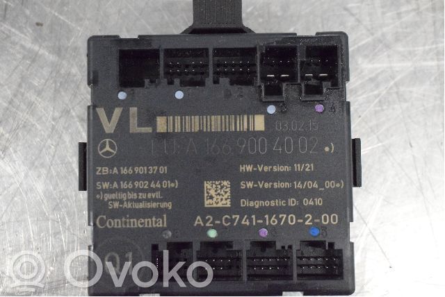 Mercedes-Benz CLA C117 X117 W117 Comfort/convenience module 