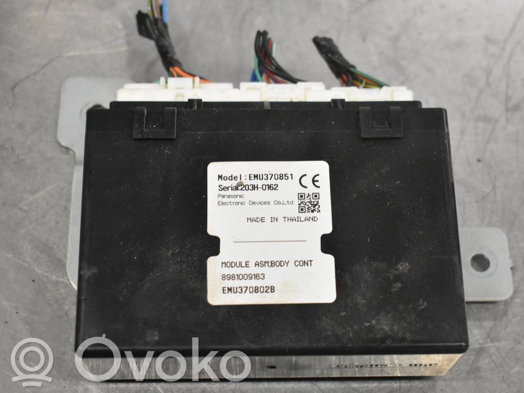 Other control units/modules   8981009163