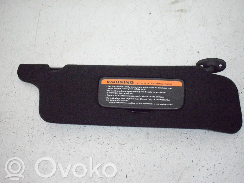 Sun visor   SVART