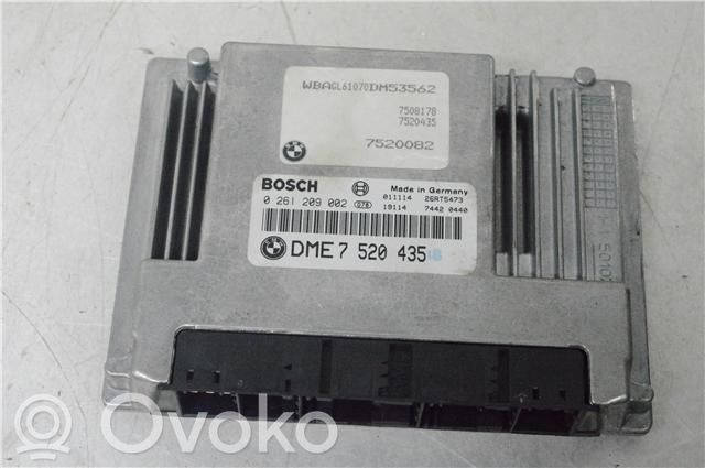 BMW 7 E65 E66 Sterownik / moduł wtrysku 
